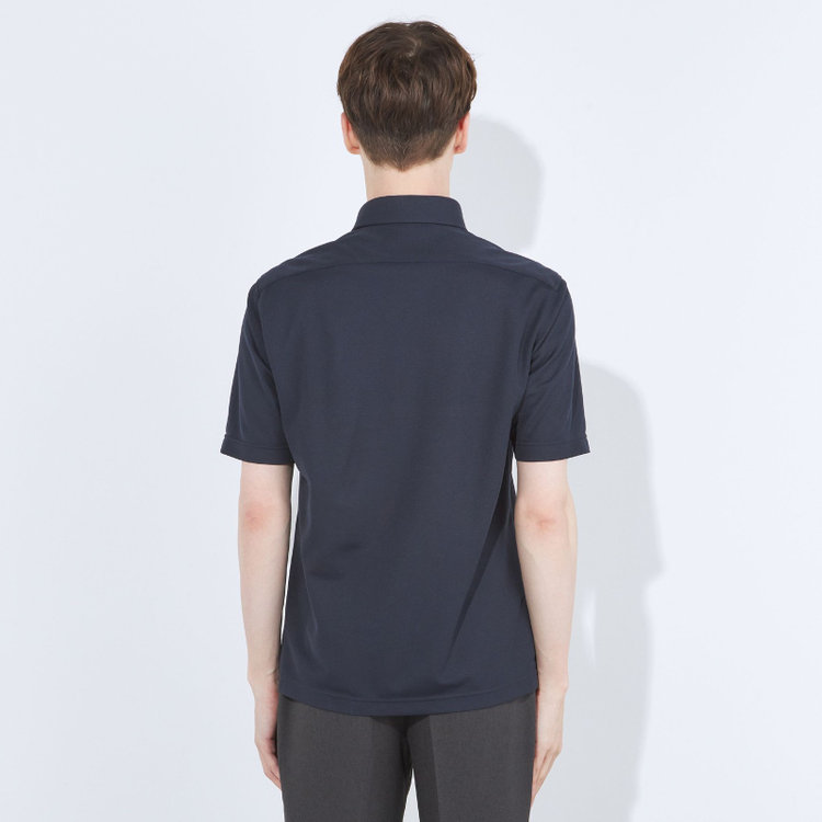 シルバーライン 【発送在庫あり】【WEB限定】【RBC/半袖】カッタウェイビズポロシャツ プルオーバータイプ/ネイビー/4S 青濃色