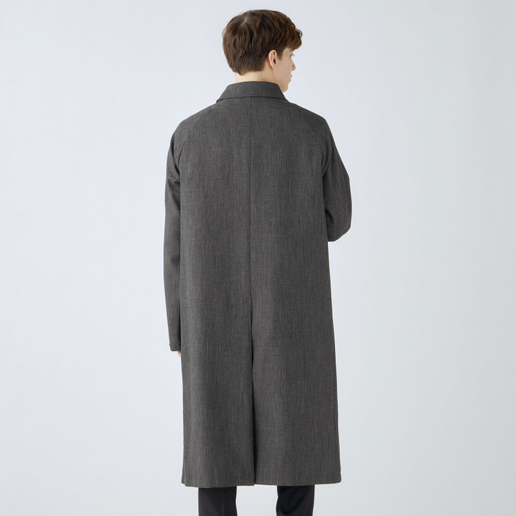 ブラックライン 【RBC】【カセット企画】ステンカラーラグランスリーブコート/グレー グレー中間