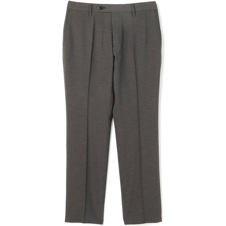 ブラックライン 【SLIM TAPERED】【年間】ウォッシャブル0タックテーパードパンツ/グレー/裾上げ済仕様 グレー中間