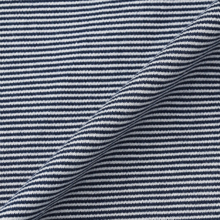 スーツセレクト 【RBC/長袖】ボーダーシャツ/ネイビー 紺淡色