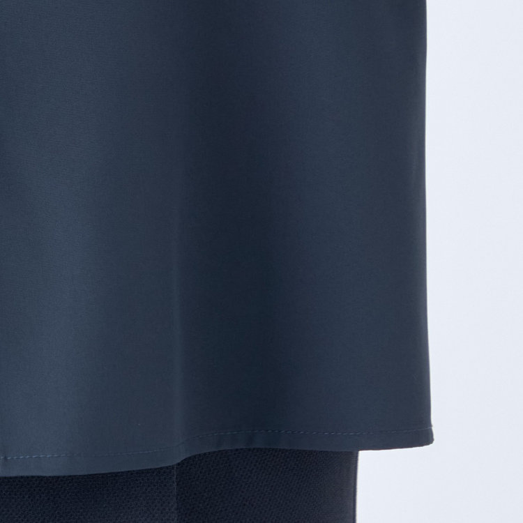 スーツセレクト 【Lady Like BLOUSE】【長袖】袖レース切替えブラウス/ダークネイビー 紺中間