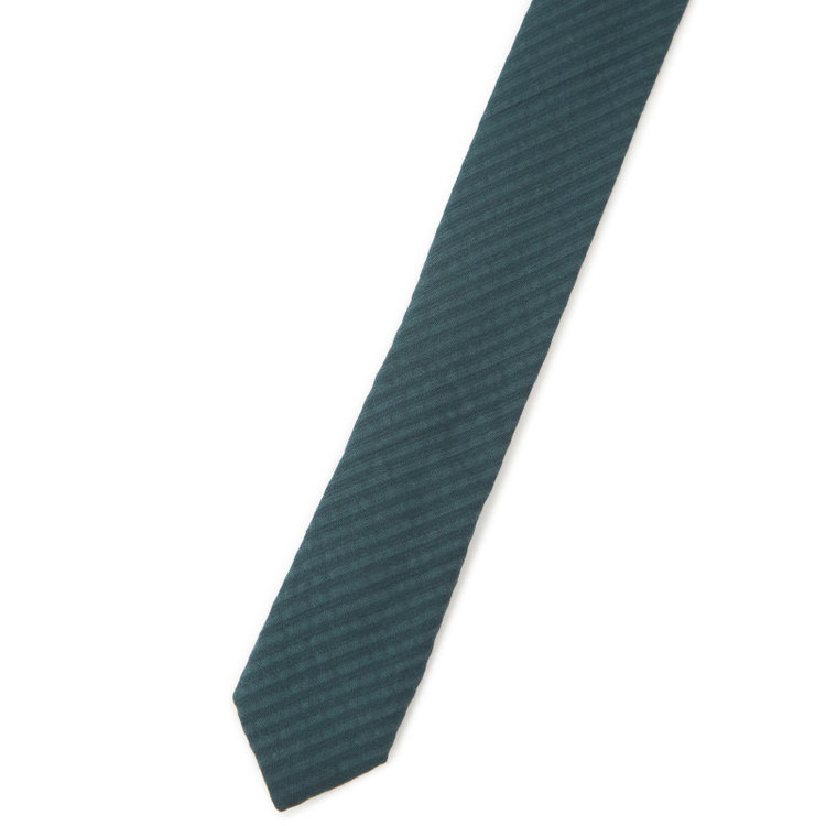 シルバーライン 【SILVER LINE】コットンソリッド系ネクタイ 8.0cm幅/グリーン その他