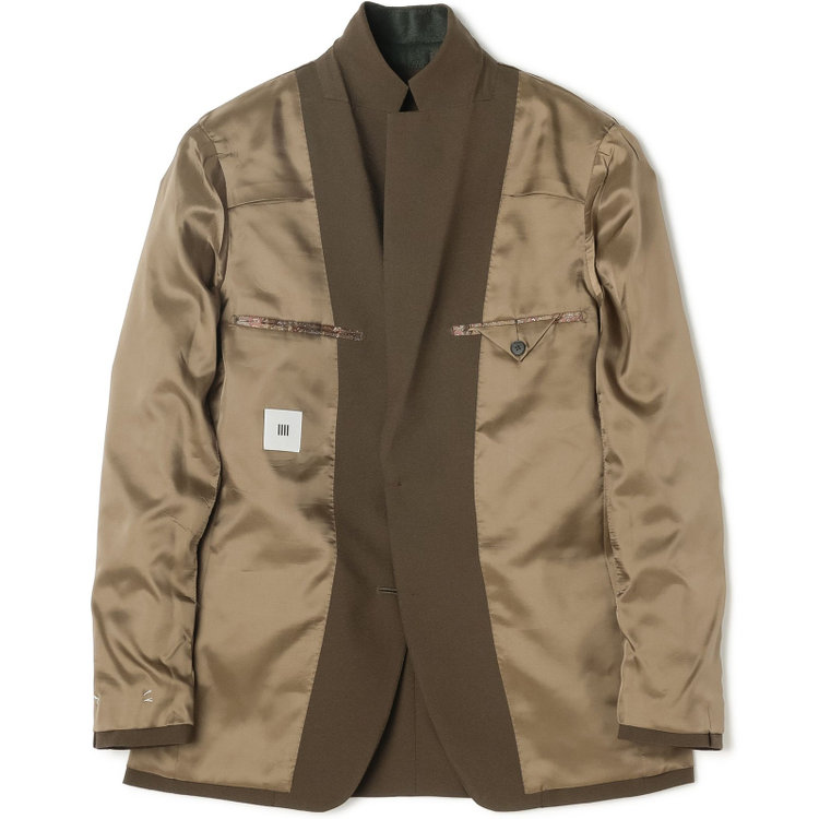 スーツセレクト 【発送在庫あり】【CLASSICO TAPERED】【春夏】2釦シングルジャケット/カーキ ブラウン系(茶)