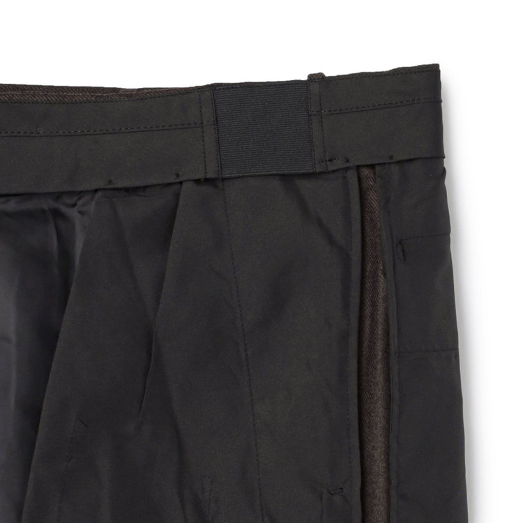 シルバーライン 【発送在庫あり】【CLASSICO TAPERED】【秋冬】3釦段返りシングルスーツ 2タック/ブラウン×ヘリンボーン/ウエストムーブ/MARZOTTO/※裾上げ必要 茶中間