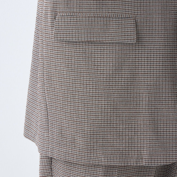 シルバーライン 【RBC】【春夏】オーバーサイズ2釦ジャケット/ブラウン×チェック その他