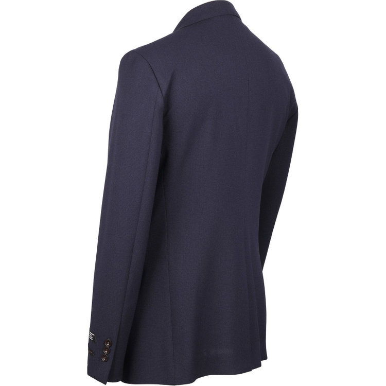 スーツセレクト 【発送在庫あり】【SLIM TAPERED_2】【春夏】コーディネートパンツ付き/2釦シングルスーツ 0タック/ネイビー+グレーソリッドパンツ/ウエストシャーリング/4S SUSTAINABILITY&ECOLOGY FABRIC/※パンツ裾上げ済仕様 ネイビー系(紺)