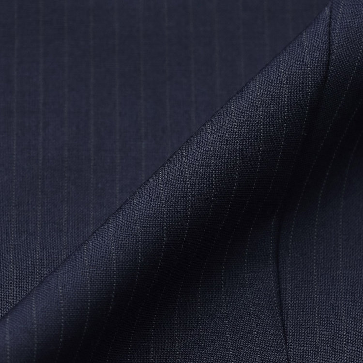 スーツセレクト 【SUIT SELECT×Samantha Thavasa】【年間】1釦ジャケット/ネイビー×ストライプ/4S/マシンウォシャブル 紺中間