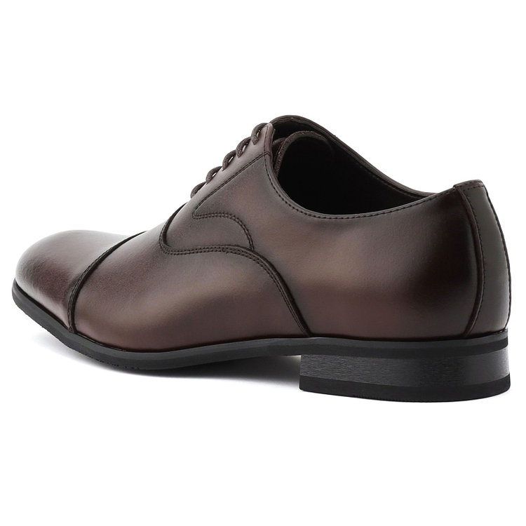 スーツセレクト 【SL】ストレートチップドレスシューズ/ブラウン/革 /セメント製法 茶中間