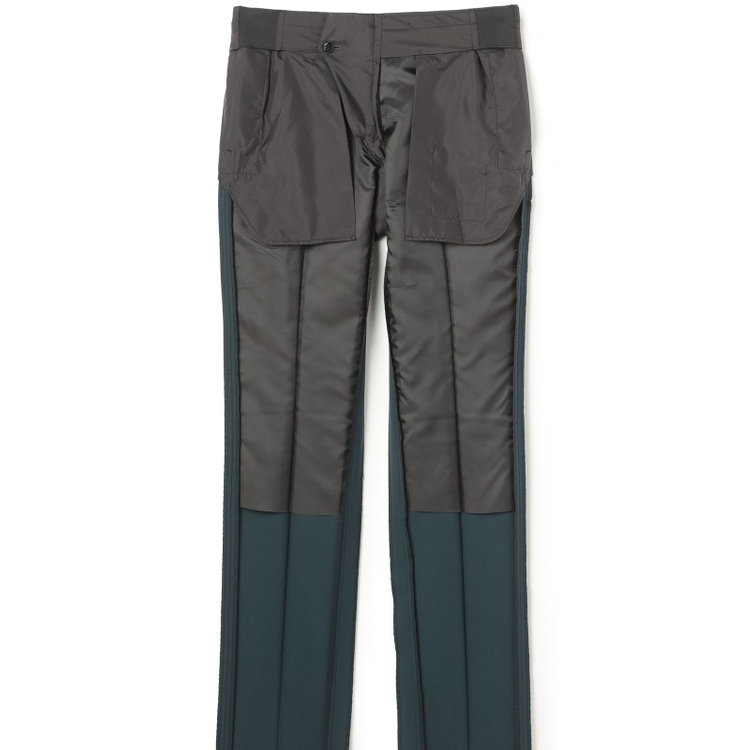 ブラックライン 【発送在庫あり】【SLIM TAPERED_2】【春夏】2釦シングルスーツ 0タック/グリーン×ソリッド/ウエストムーブ/REDA ACTIVE/NEW ZEALAND WOOL MERINO/SHOWER CLEAN/※裾上げ必要 緑濃色