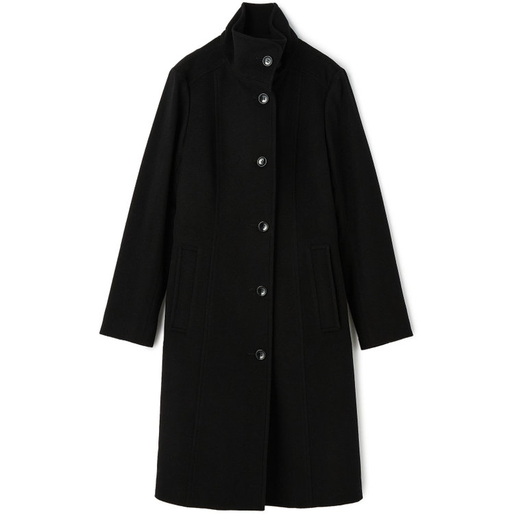 シルバーライン 【SL】ウールスタンドカラーベルテッドコート/ブラック 黒