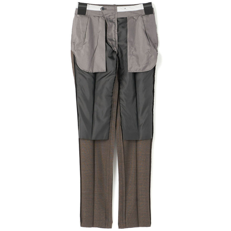 シルバーライン 【CLASSICO TAPERED】【春夏】3釦段返りシングルスーツ 2タック/ブラウン/NEW ZEALAND WOOL MIX/裾直し必要 茶中間