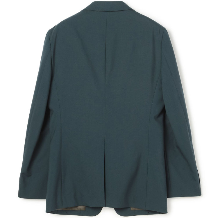 ブラックライン 【発送在庫あり】【SLIM TAPERED_2】【春夏】2釦シングルスーツ 0タック/グリーン×ソリッド/ウエストムーブ/REDA ACTIVE/NEW ZEALAND WOOL MERINO/SHOWER CLEAN/※裾上げ必要 緑濃色