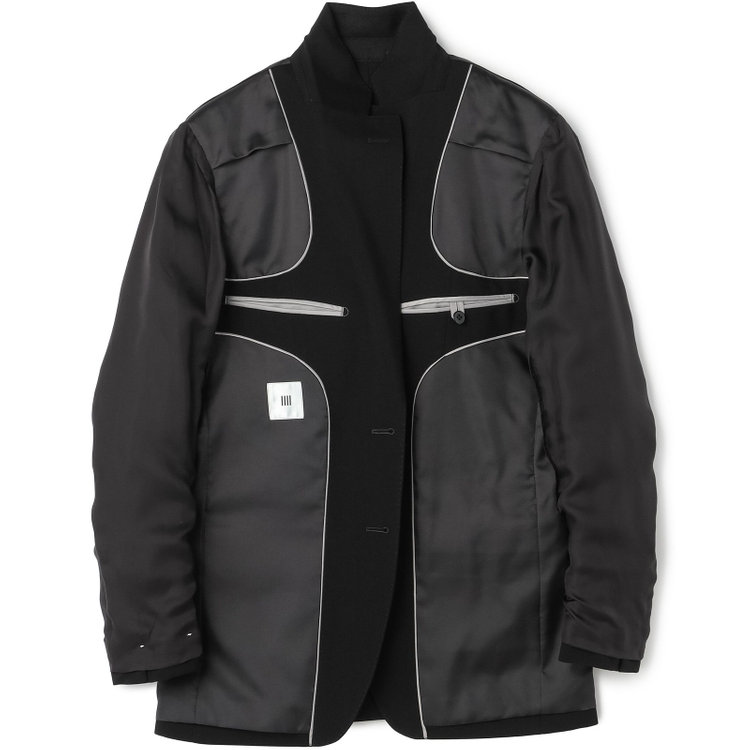 スーツセレクト 【CLASSICO TAPERED】【年間】【フォーマル対応可】2釦シングルスリーピースフォーマルスーツ 1タック/ブラック×ソリッド/※裾上げ必要 黒