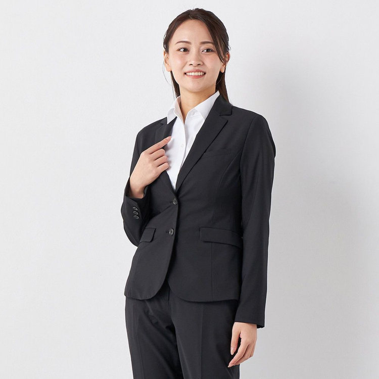 ソノタ 【SUIT SELECT×Samantha Thavasa】【長袖】ワイシャツ レギュラーカラー / ホワイト×ソリッド / 就活 / 透け防止 / 形態安定 白