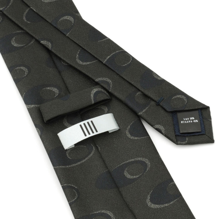 シルバーライン 【SILVER LINE】シルクブレンド小紋ネクタイ 8.0cm幅/グリーン その他