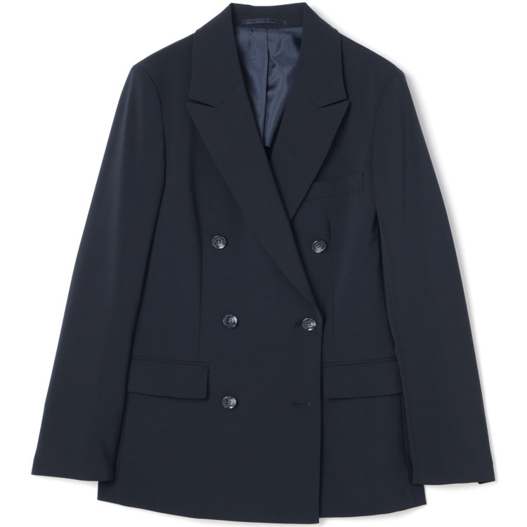 シルバーライン 【SL】【年間】6釦2掛けダブルジャケット/ネイビー/ウォッシャブル 紺中間