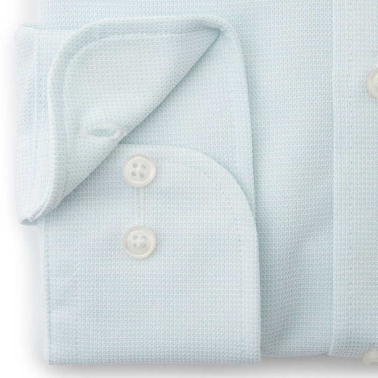 ブラックライン 【発送在庫あり】【BLACK LINE】ボタンダウンワイシャツ/ミントグリーン×ドビー/「4S」スーパーノンアイロン・ストレッチ 緑淡色