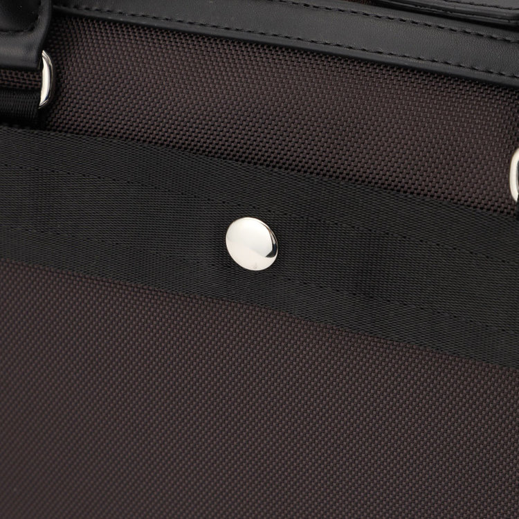 シルバーライン ブリーフケース/ブラウン/ショルダーストラップ付き 茶中間