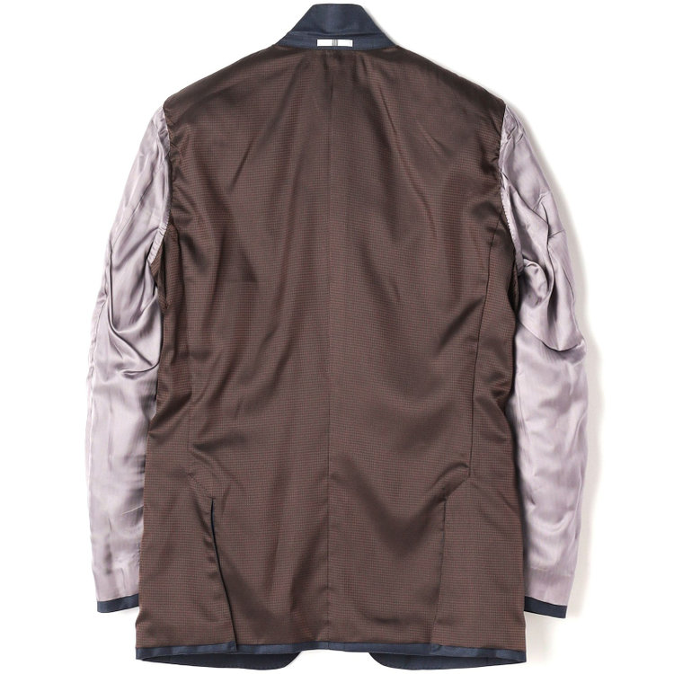 シルバーライン 【CLASSICO TAPERED】【秋冬】2釦シングルスーツ 1タック/ネイビー×メランジ調ソリッド/ウエストムーブ/Ermenegildo Zegna Traveller /※裾上げ必要 紺中間
