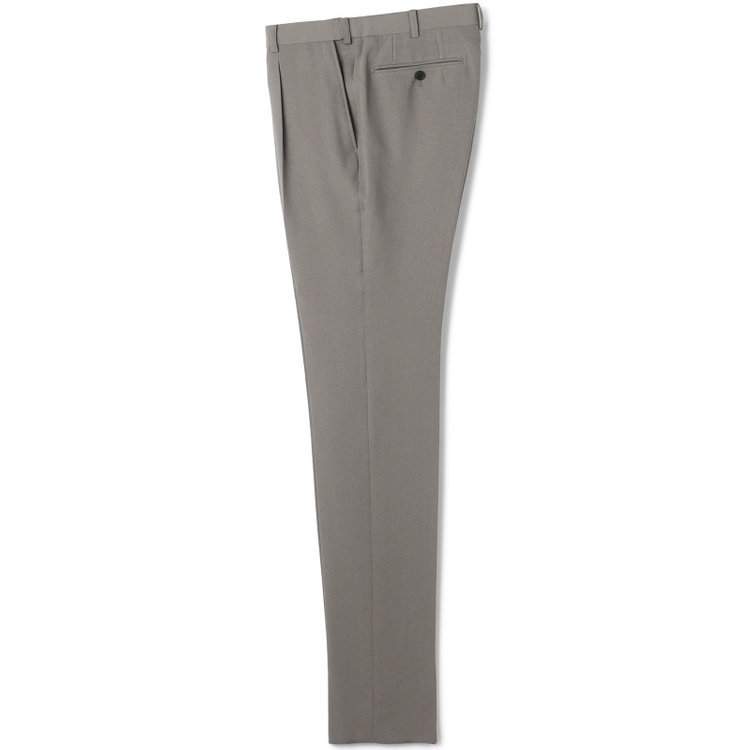 シルバーライン 【5DAYS CLOSET】【RBC】【春夏】1タックテーパードパンツ/グレージュ/ウエストムーブ/4S SUSTAINABILITY&ECOLOGY FABRIC/※裾上げ必要 グレー中間