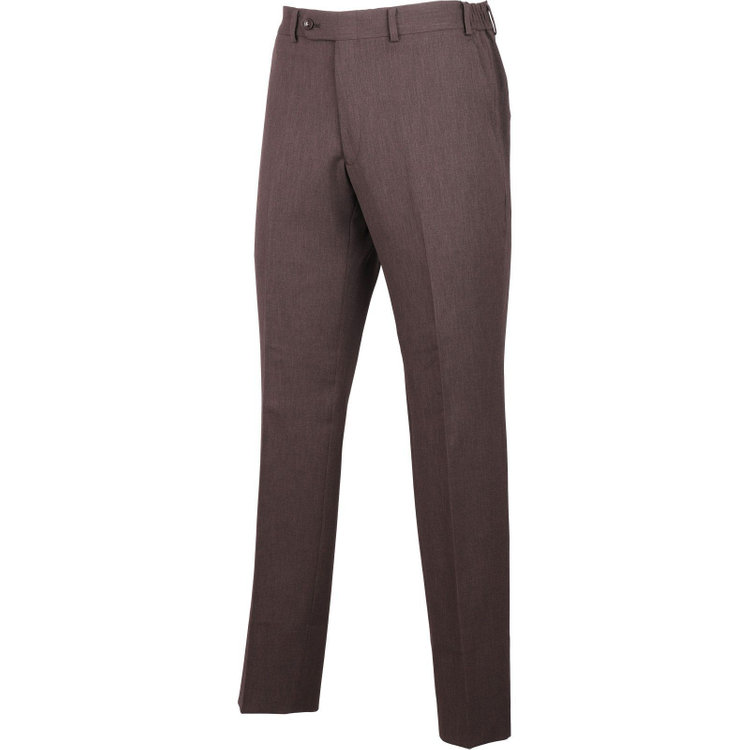 スーツセレクト 【発送在庫あり】【SLIM TAPERED_2】【春夏】コーディネートパンツ付き/2釦シングルスーツ 0タック/ブラウン+ブラックソリッドパンツ/ウエストシャーリング/4S SUSTAINABILITY&ECOLOGY FABRIC/※パンツ裾上げ済仕様 ブラウン系(茶)