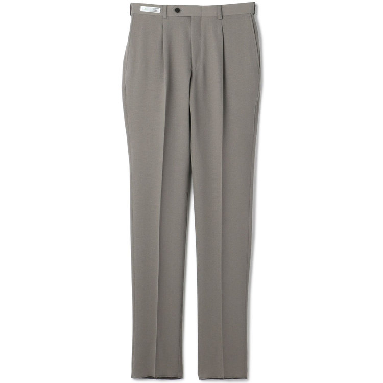 シルバーライン 【5DAYS CLOSET】【RBC】【春夏】1タックテーパードパンツ/グレージュ/ウエストムーブ/4S SUSTAINABILITY&ECOLOGY FABRIC/※裾上げ必要 グレー中間