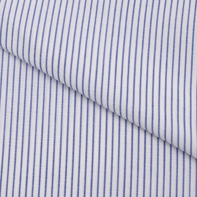 ソノタ 【発送在庫あり】【形態安定】ボタンダウンワイシャツ/ホワイト×ネイビーストライプ 青濃色