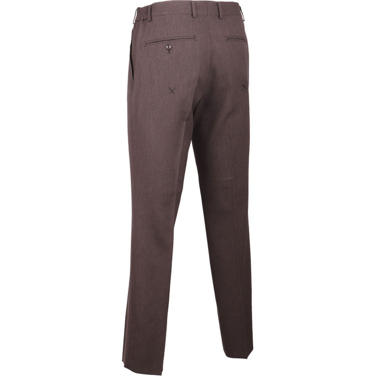 スーツセレクト 【発送在庫あり】【SLIM TAPERED_2】【春夏】コーディネートパンツ付き/2釦シングルスーツ 0タック/ブラウン+ブラックソリッドパンツ/ウエストシャーリング/4S SUSTAINABILITY&ECOLOGY FABRIC/※パンツ裾上げ済仕様 ブラウン系(茶)