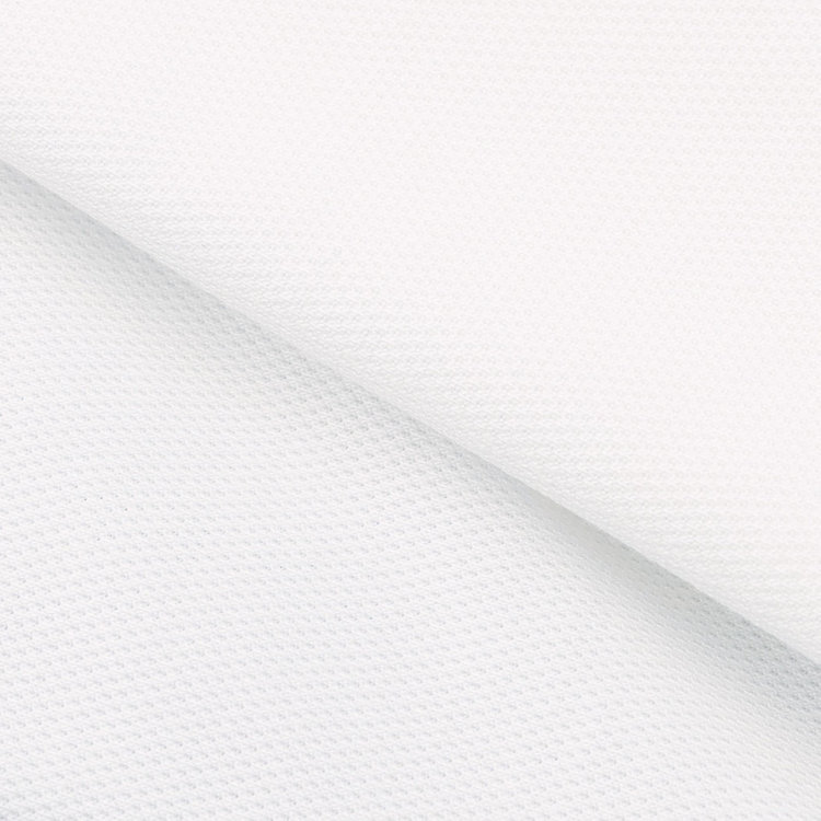 シルバーライン 【RBC/五分袖】カッタウェイビズポロシャツ プルオーバータイプ/ホワイト/4S コットンブレンド 白