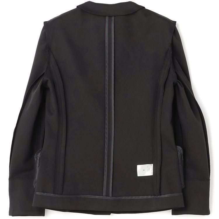 シルバーライン 【SL】【年間】1釦カラーレスジャケット/ブラック/ウォッシャブル 黒