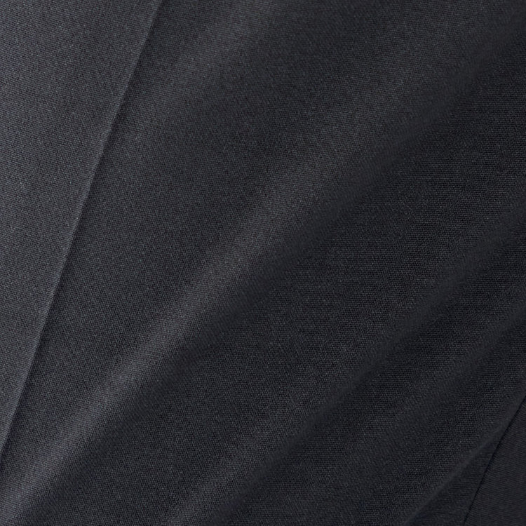 ブラックライン 【SLIM TAPERED】【春夏】0タックテーパードパンツ/ブラック×ウィンドペン/ウエストシャーリング/ウォッシャブル/4S/※裾上げ済仕様 黒