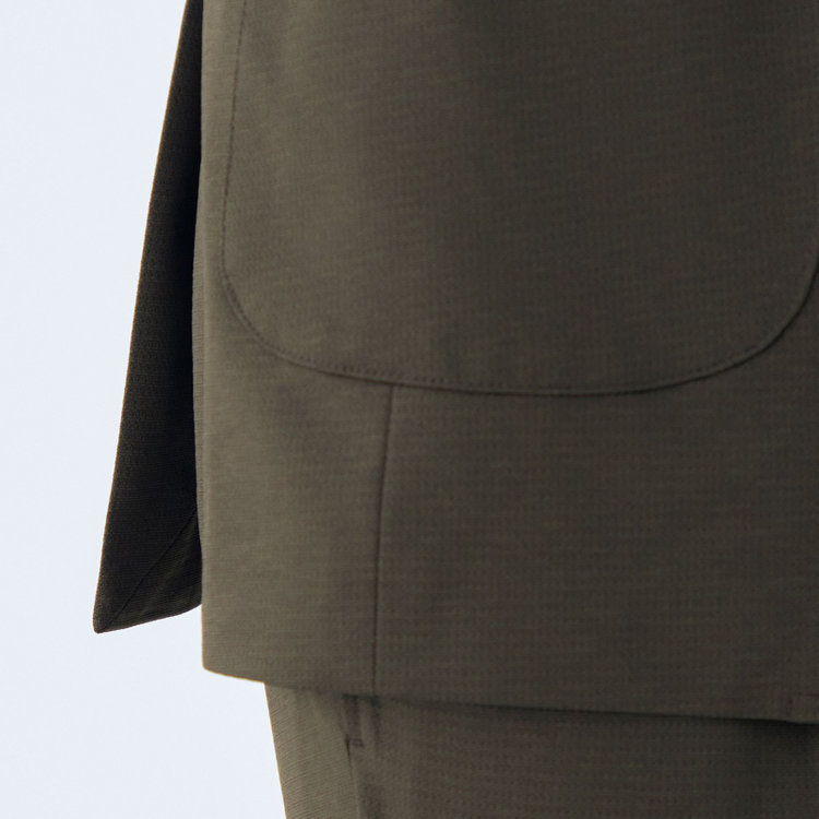 シルバーライン 【発送在庫あり】【CLASSICO TAPERED】【春夏】2釦シングルジャケット/カーキ/パッチポケット/4S SUSTAINABILITY&ECOLOGY FABRIC/RIRANCHA 黄淡色