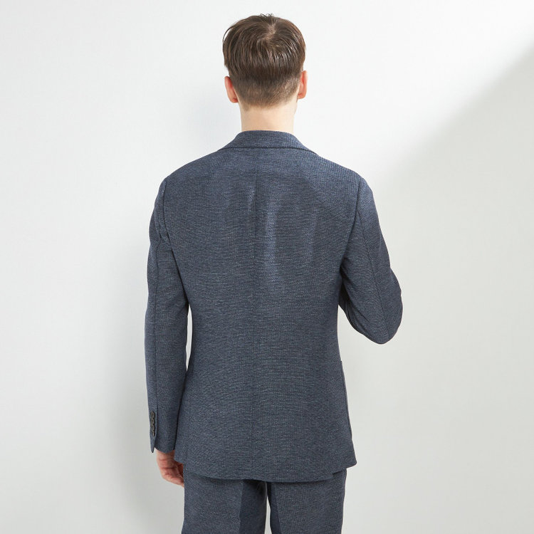 シルバーライン 【5DAYS CLOSET】【RBC】【春夏】2釦シングルジャケット/ネイビー×レノクロス/4S SUSTAINABILITY&ECOLOGY FABRIC 紺中間
