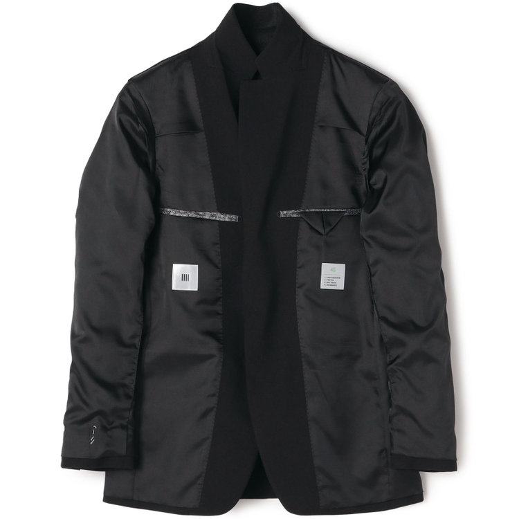 シルバーライン 【CLASSICO TAPERED】【春夏】2釦シングルジャケット/ブラック/4S SUSTAINABILITY&ECOLOGY FABRIC 黒