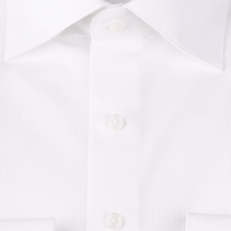 ブラックライン 【発送在庫あり】【WEB限定】【BLACK LINE】ワイドカラーワイシャツ/ホワイト/「4S」スーパーノンアイロン・ストレッチ ホワイト系(白)