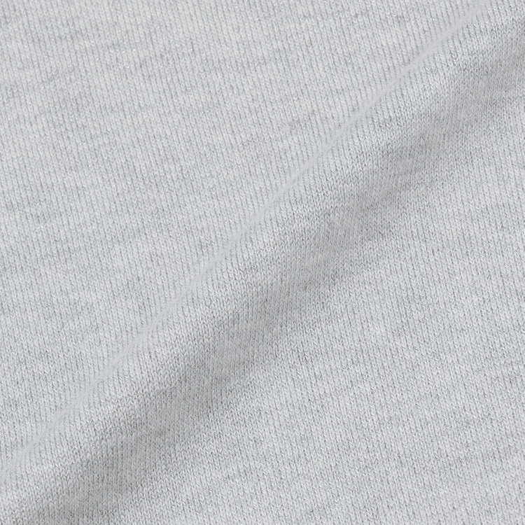 シルバーライン 【SILVER LINE/５分袖】ラメ天竺編みボートネックニット/グレー×ホワイトシルバー グレー淡色