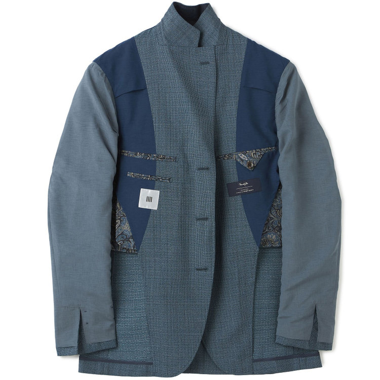 シルバーライン 【CLASSICO TAPERED】【春夏】3釦段返りシングルスーツ 2タック/ネイビーグリーン/パッチポケット/ウエストムーブ/MARZOTTO/※裾上げ必要 緑中間