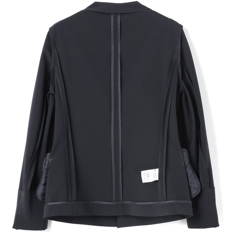 シルバーライン 【SL】【年間】ノーカラージャケット/ネイビー/ウォッシャブル 紺中間