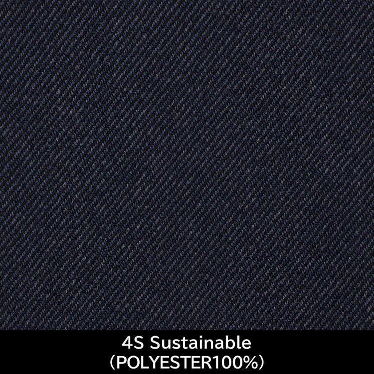 スーツセレクト 【日本製】【MEN'S】【パターンオーダー】【SLIM TAPERED】【秋冬】スーツ/ネイビー/4S Sustainable (POLYESTER100%) ネイビー系(紺)
