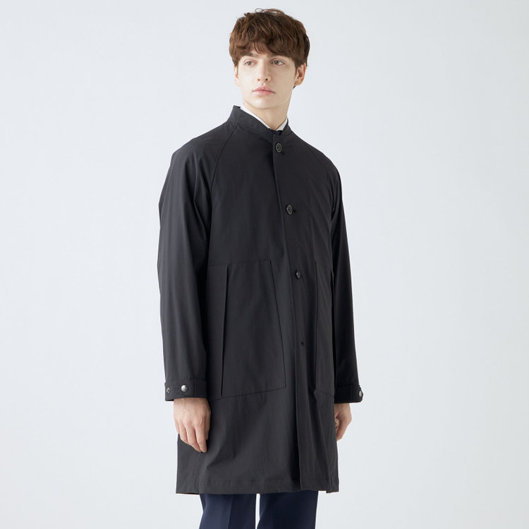 SUIT SELECT　アウトレット 【WEB限定/OUTLET/汚れ・キズ等有】【SL】3WAY スタンドカラーコート/ブラック/WATERPROOF ブラック系(黒)