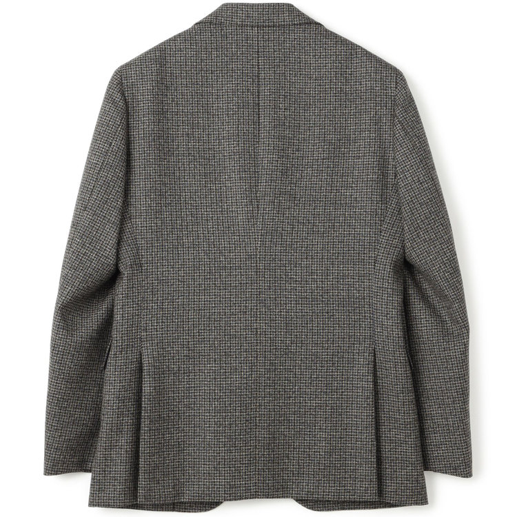 シルバーライン 【発送在庫あり】【CLASSICO TAPERED】【秋冬】3釦段返りシングルスーツ 2タック/グレー＆ネイビー×チェック/ウエストムーブ/MARZOTTO/※裾上げ必要 その他