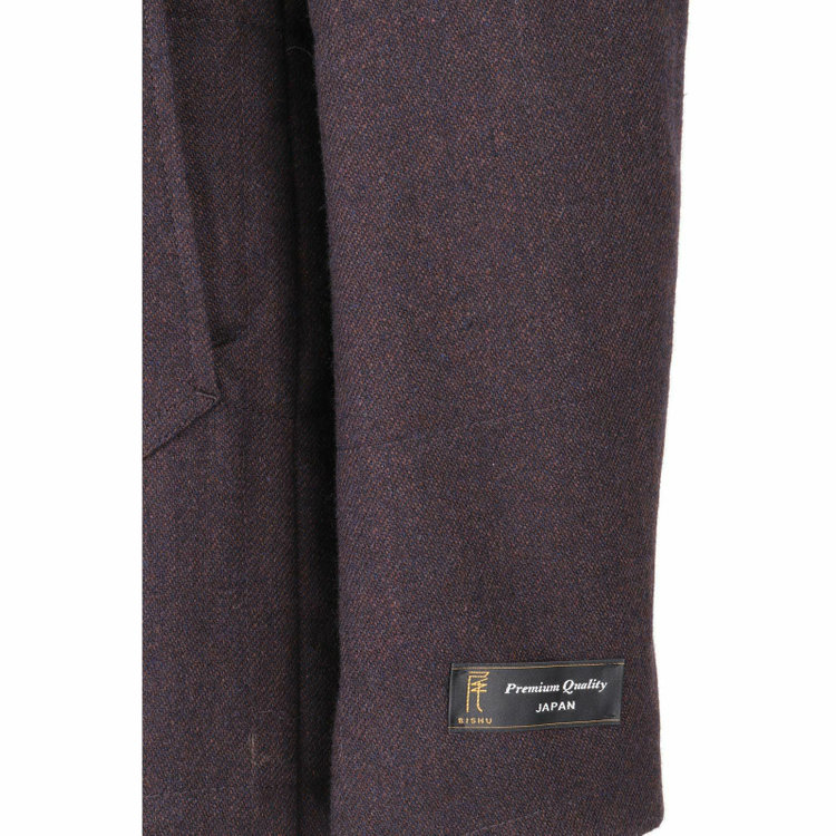 ブラックライン 【WEB限定/OUTLET】【SL】ウールブレンド カルゼキルティングチェスターコート/ブラウン/Premium Quality JAPAN BISHU ブラウン系(茶)