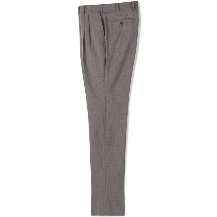 シルバーライン 【CLASSICO TAPERED】【春夏】6釦2掛けダブルスーツ 2タック/グレー/MARZOTTO/※裾上げ必要 茶濃色