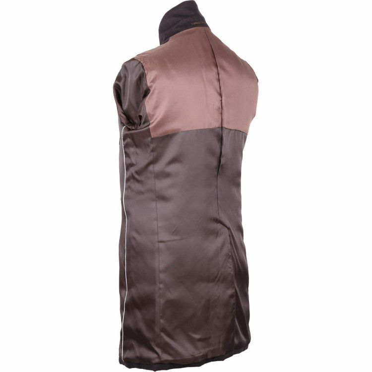 ブラックライン 【WEB限定/OUTLET】【SL】ウールブレンド カルゼキルティングチェスターコート/ブラウン/Premium Quality JAPAN BISHU ブラウン系(茶)