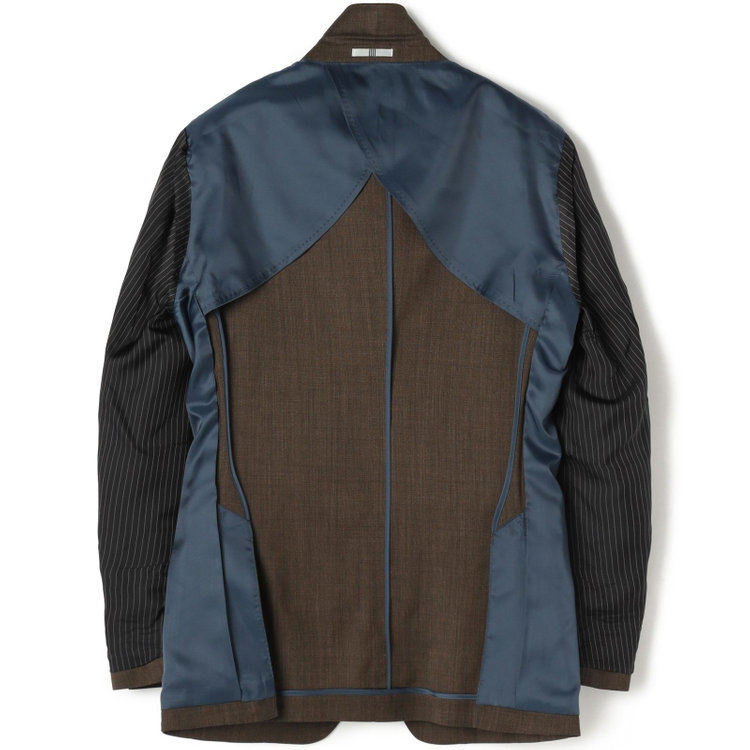 シルバーライン 【CLASSICO TAPERED】【春夏】2釦シングルスーツ 1タック/ブラウン/ウエストムーブ/REDA ACTIVE/NEW ZEALAND MERINO/SHOWER CLEAN/※パンツ裾上げ済仕様 茶濃色