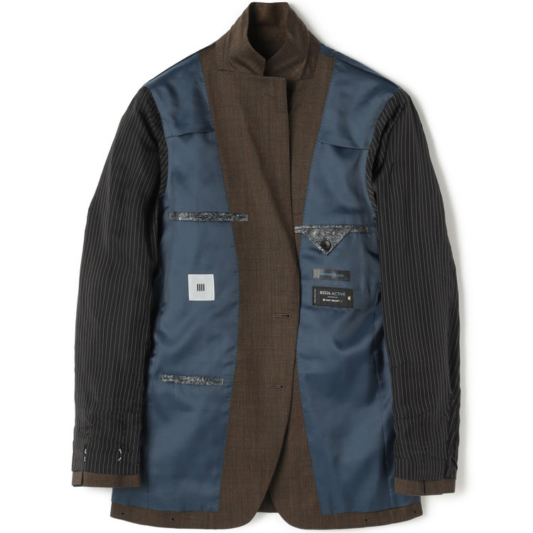 シルバーライン 【CLASSICO TAPERED】【春夏】2釦シングルスーツ 1タック/ブラウン/ウエストムーブ/REDA ACTIVE/NEW ZEALAND MERINO/SHOWER CLEAN/※パンツ裾上げ済仕様 茶濃色