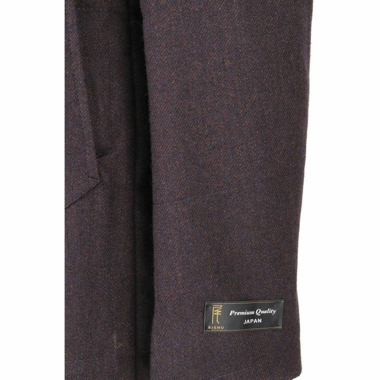 ブラックライン 【WEB限定/OUTLET】【SL】ウールブレンド カルゼキルティングチェスターコート/ブラウン/Premium Quality JAPAN BISHU ブラウン系(茶)