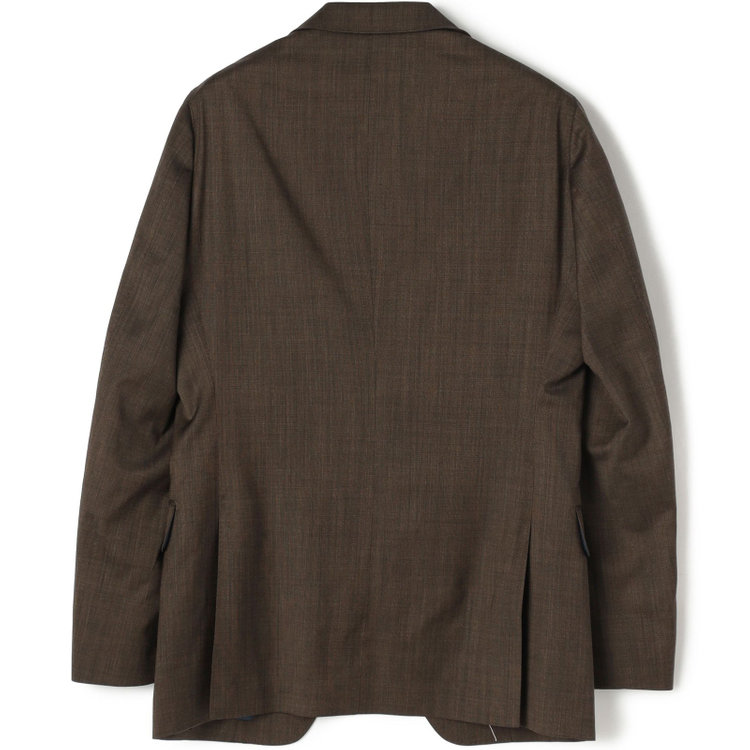 シルバーライン 【CLASSICO TAPERED】【春夏】2釦シングルスーツ 1タック/ブラウン/ウエストムーブ/REDA ACTIVE/NEW ZEALAND MERINO/SHOWER CLEAN/※パンツ裾上げ済仕様 茶濃色