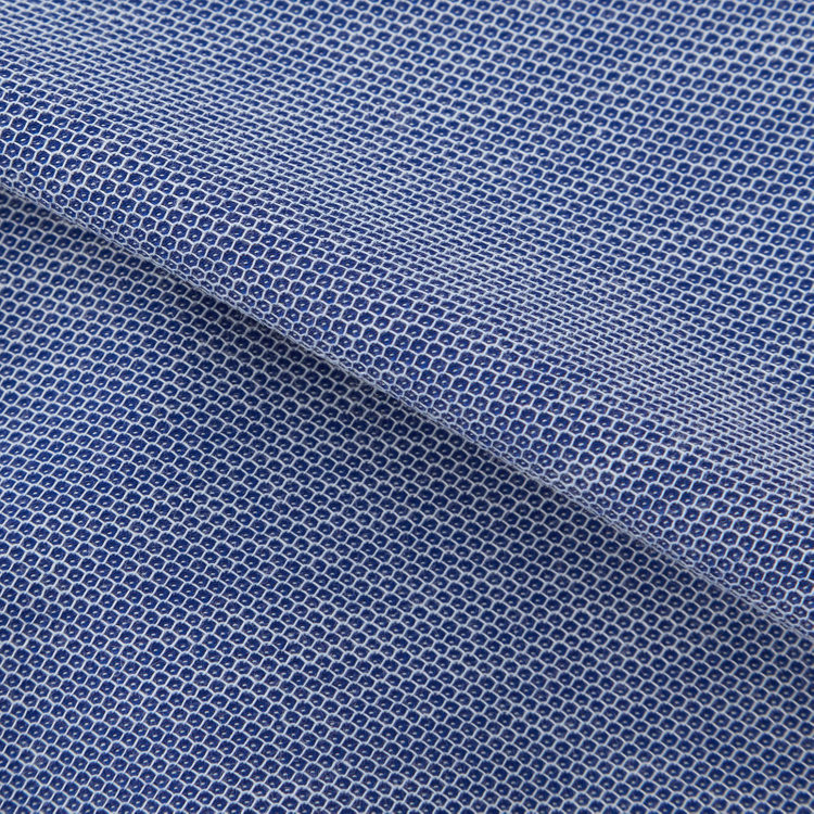 シルバーライン 【RBC/半袖】カッタウェイビズポロシャツ プルオーバータイプ/ブルー/「4S HONEYCOMB MESH」コットンブレンド 紺中間