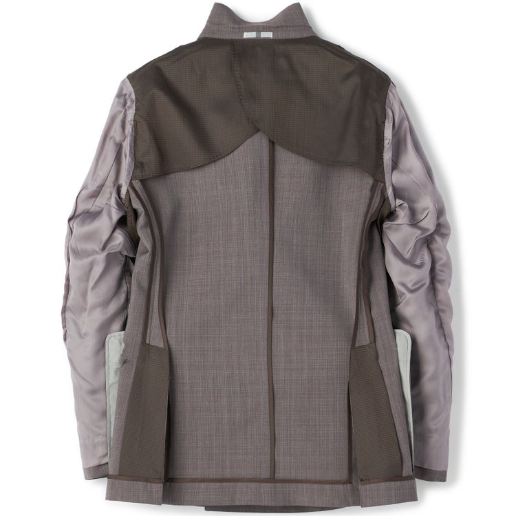 シルバーライン 【CLASSICO TAPERED】【春夏】6釦2掛けダブルスーツ 2タック/グレー/MARZOTTO/※裾上げ必要 茶濃色
